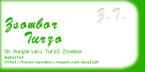 zsombor turzo business card
